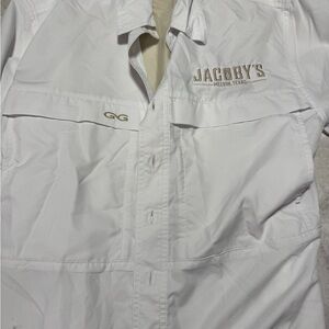 White Jacoby's Button-Up Shirt